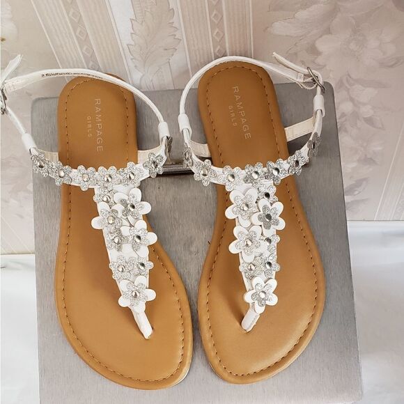 Rampage Girls Flower Sandals - Picture 5 of 6
